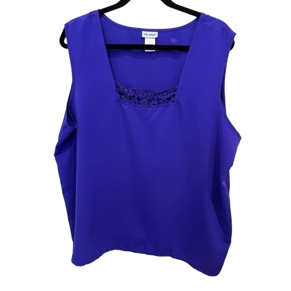 Vicki Wayne Tank Top XL Women Pink Blouse Turtleneck Back Zip Sleeveless Shirt